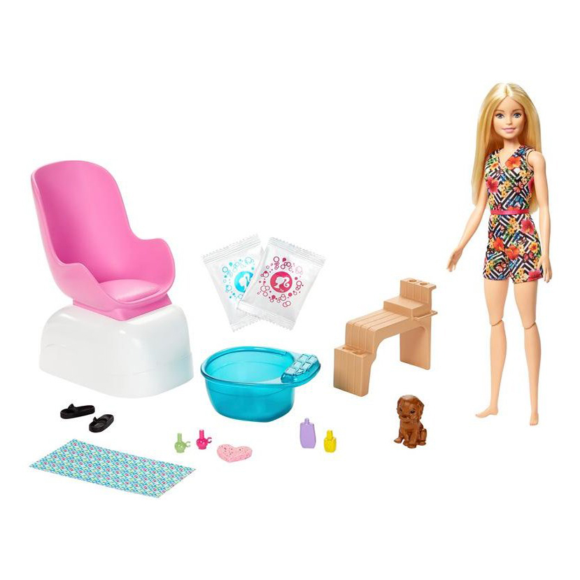 фото Игровой набор mattel barbie для маникюра и педикюра