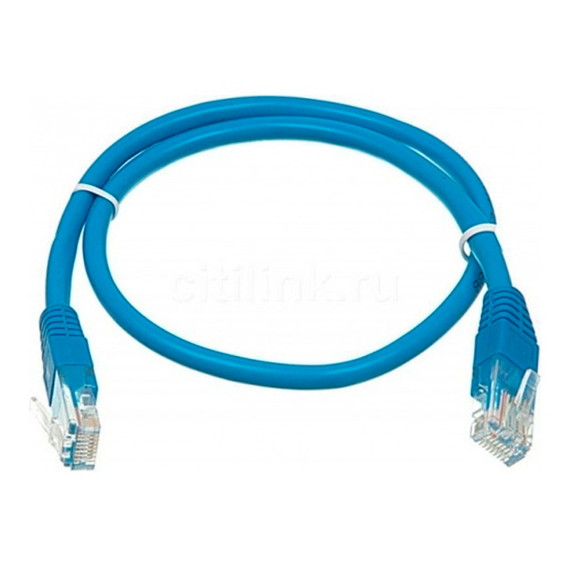 

Патч-корд NoBrand RJ45 - RJ45 вилка-вилка 0.5м синий