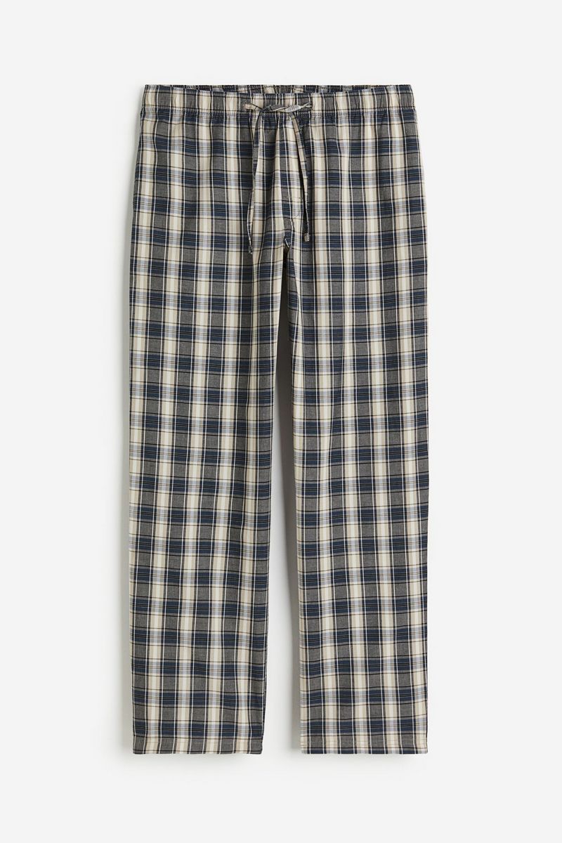 

Брюки мужские H&M 0994360 синие L, Синий, 0994360