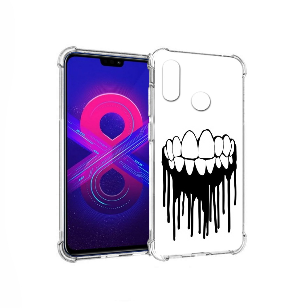 

Чехол MyPads Tocco для Honor 8X Max зубы (PT118941.31.372), Прозрачный, Tocco