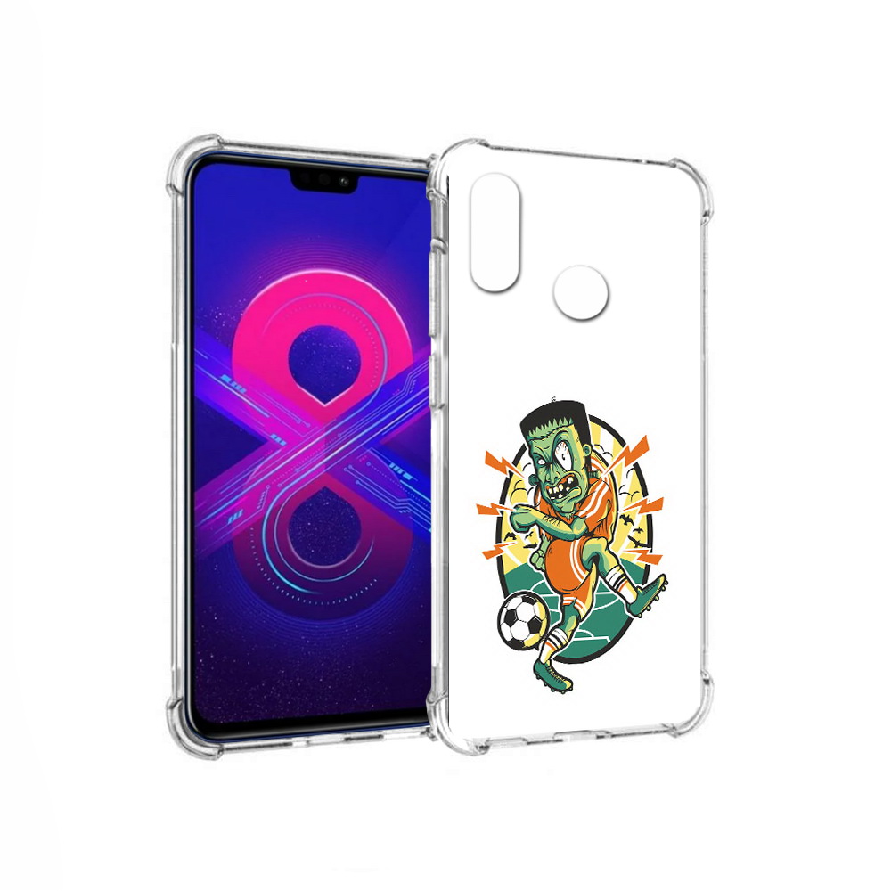 

Чехол MyPads Tocco для Honor 8X Max зомби футболист (PT118941.31.368), Прозрачный, Tocco