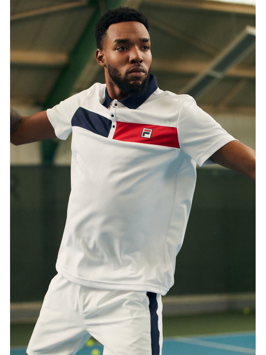 

Футболка мужская FILA 1FI42D097 белая M, Белый, 1FI42D097