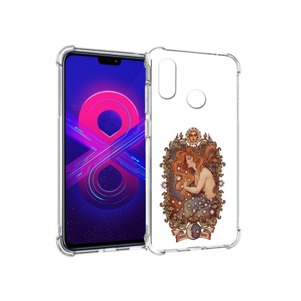 

Чехол MyPads Tocco для Honor 8X Max звездная девушка абстракция (PT118941.31.351), Прозрачный, Tocco