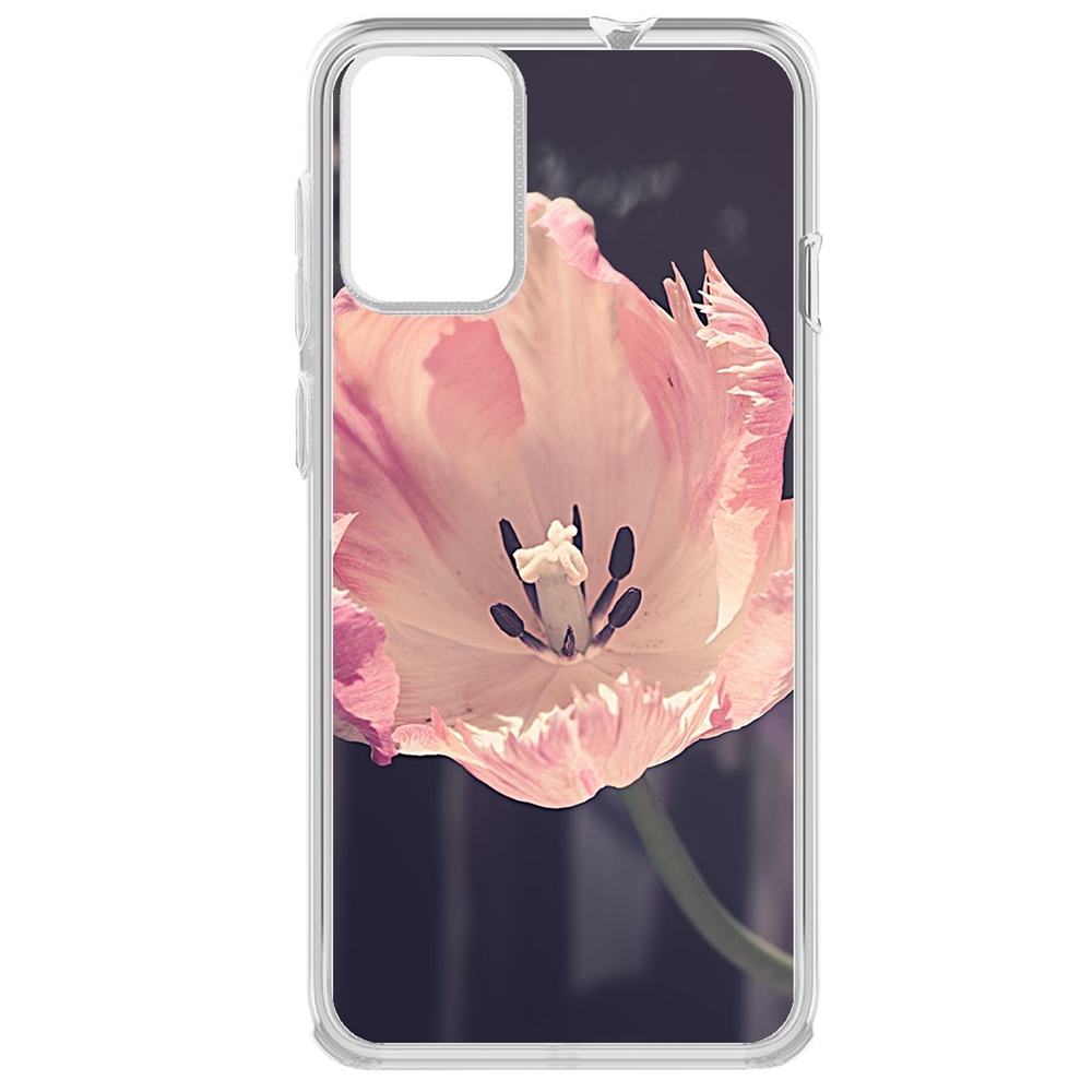 

Чехол-накладка Krutoff Clear Case Тюльпан для ZTE Blade L9