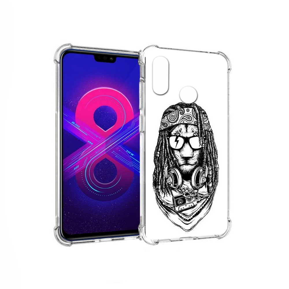 

Чехол MyPads Tocco для Honor 8X Max дреды льва (PT118941.31.338), Прозрачный, Tocco