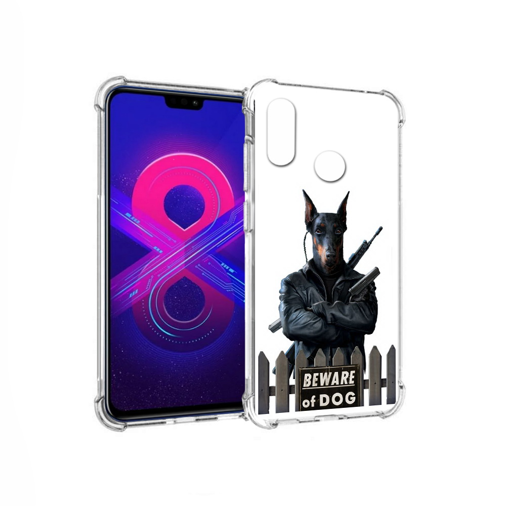 

Чехол MyPads Tocco для Honor 8X Max доберман (PT118941.31.332), Прозрачный, Tocco