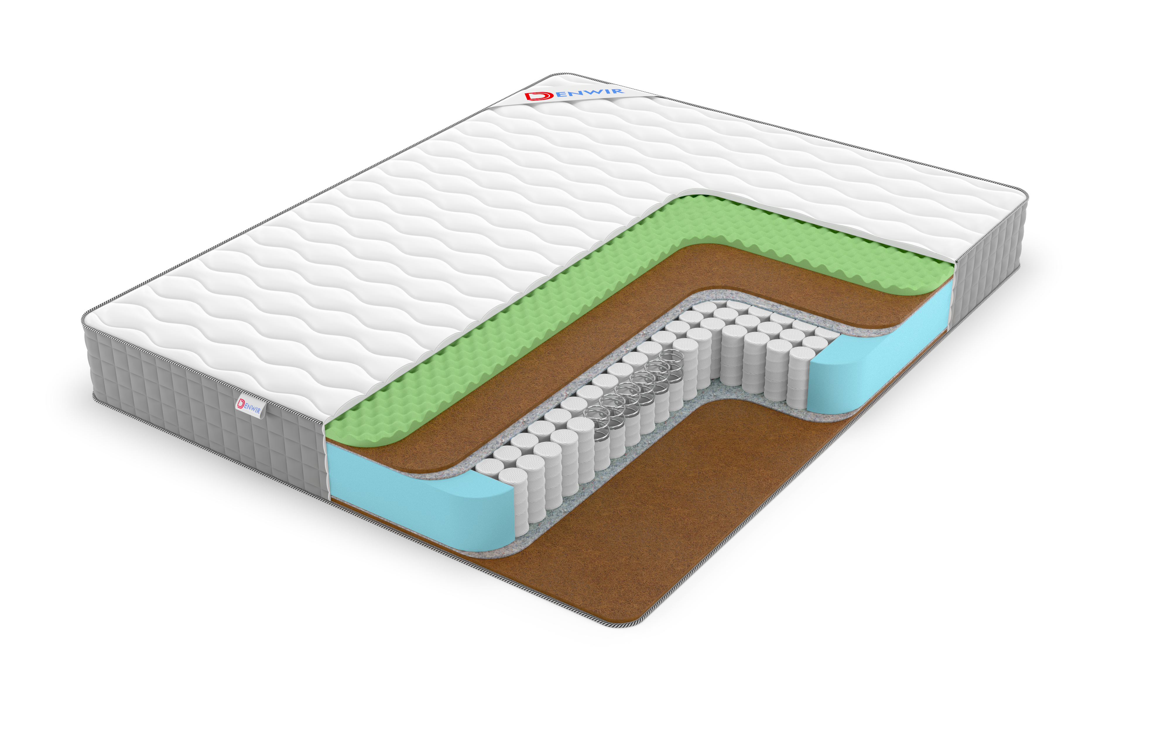 

Матрас пружинный Denwir BEST MIDDLE RELAX FOAM HARD TFK 90х190, 20 см, Белый, BEST MIDDLE RELAX FOAM HARD TFK