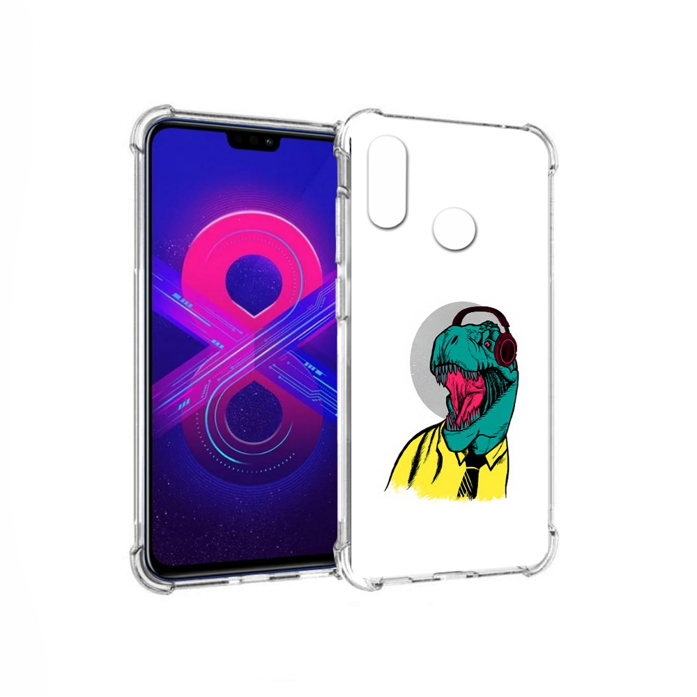 

Чехол MyPads Tocco для Honor 8X Max дино (PT118941.31.326), Прозрачный, Tocco