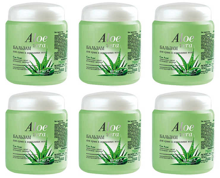 

Бальзам ALOE VERA для сухих и нормальных волос Витэкс 450мл, комплект 6 шт