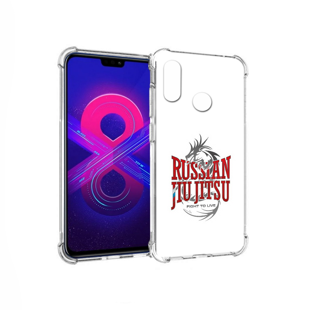 

Чехол MyPads Tocco для Honor 8X Max джиу джитсу (PT118941.31.321), Прозрачный, Tocco