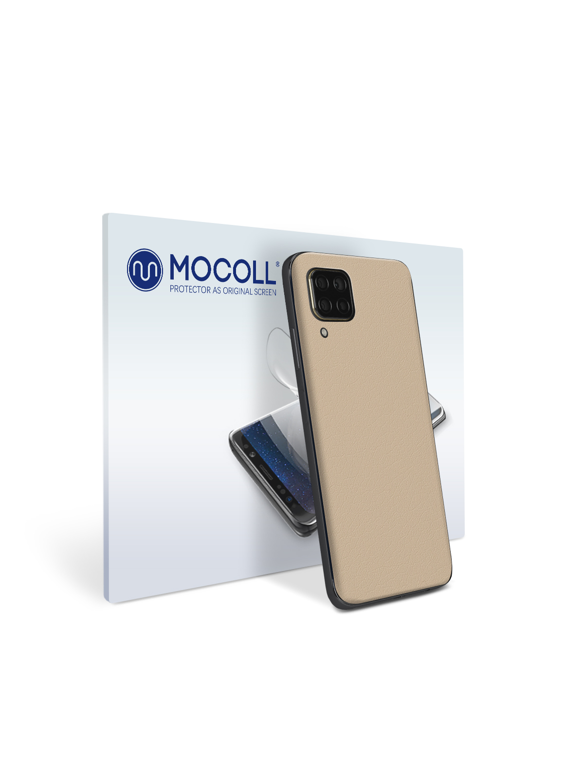 

Пленка защитная MOCOLL для задней панели Huawei Nova 5I Кожа Белая