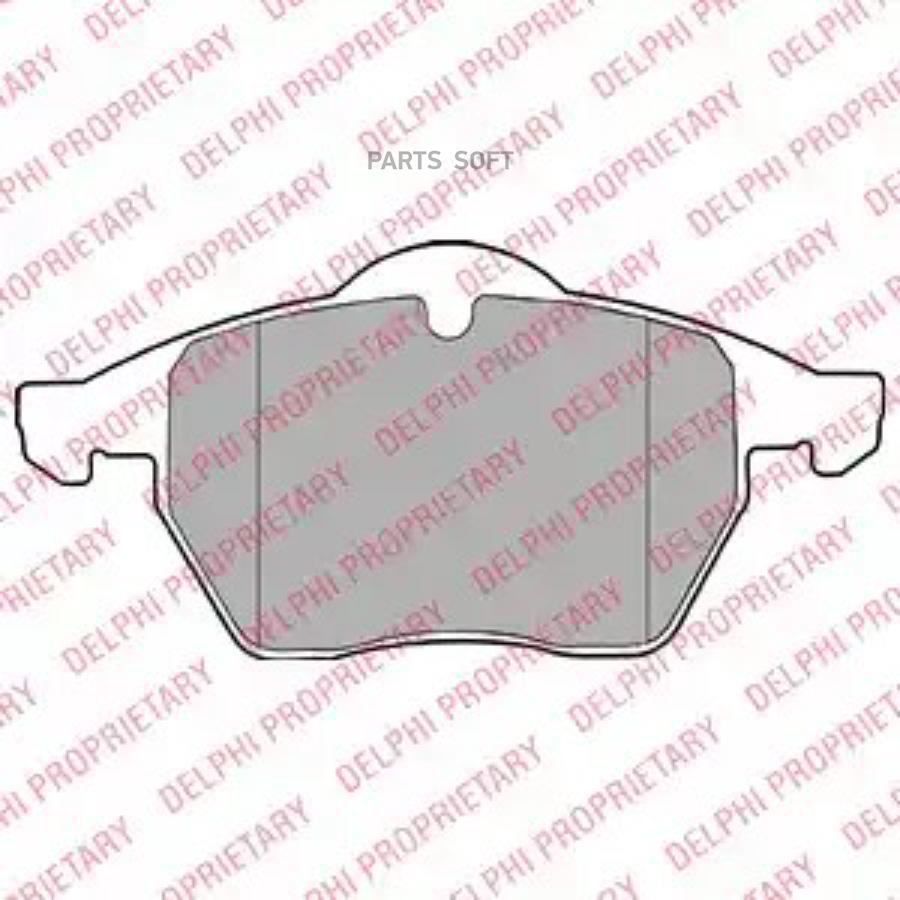 

Тормозные колодки DELPHI LP1407
