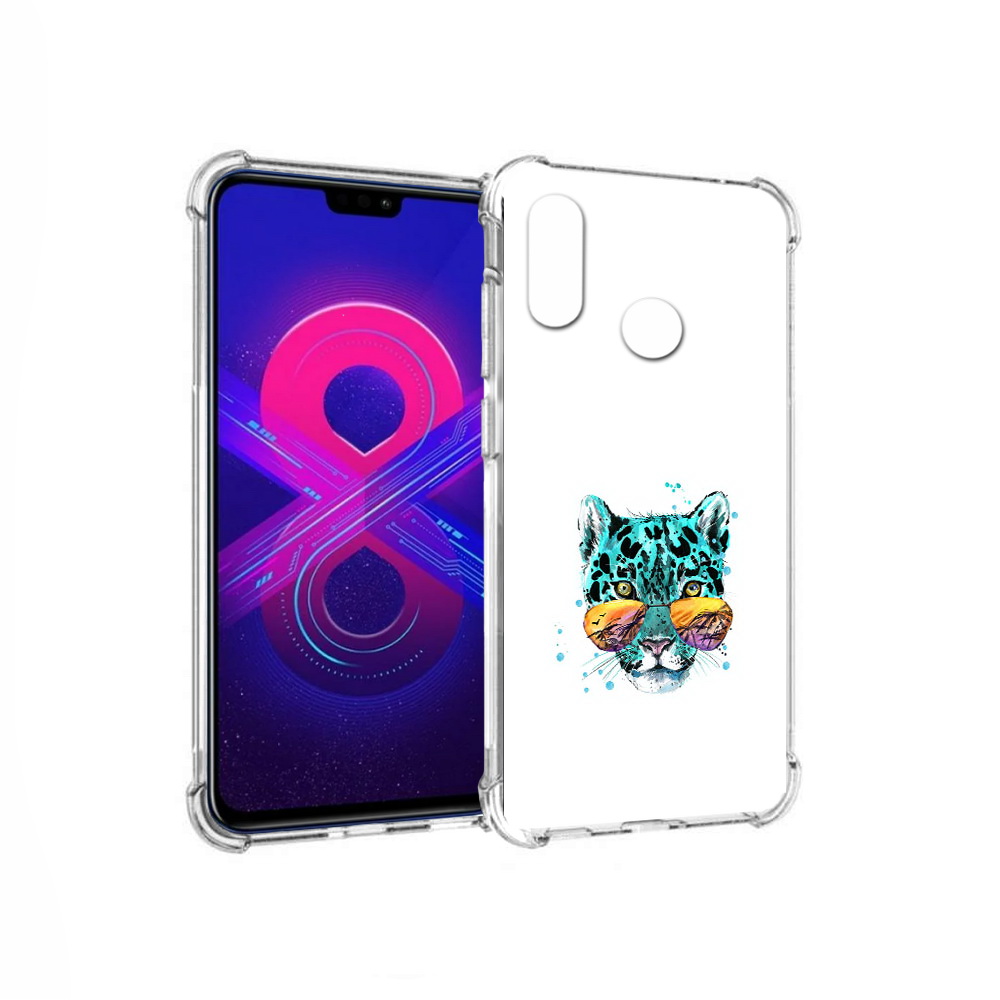 

Чехол MyPads Tocco для Honor 8X Max голубой лео (PT118941.31.294), Прозрачный, Tocco