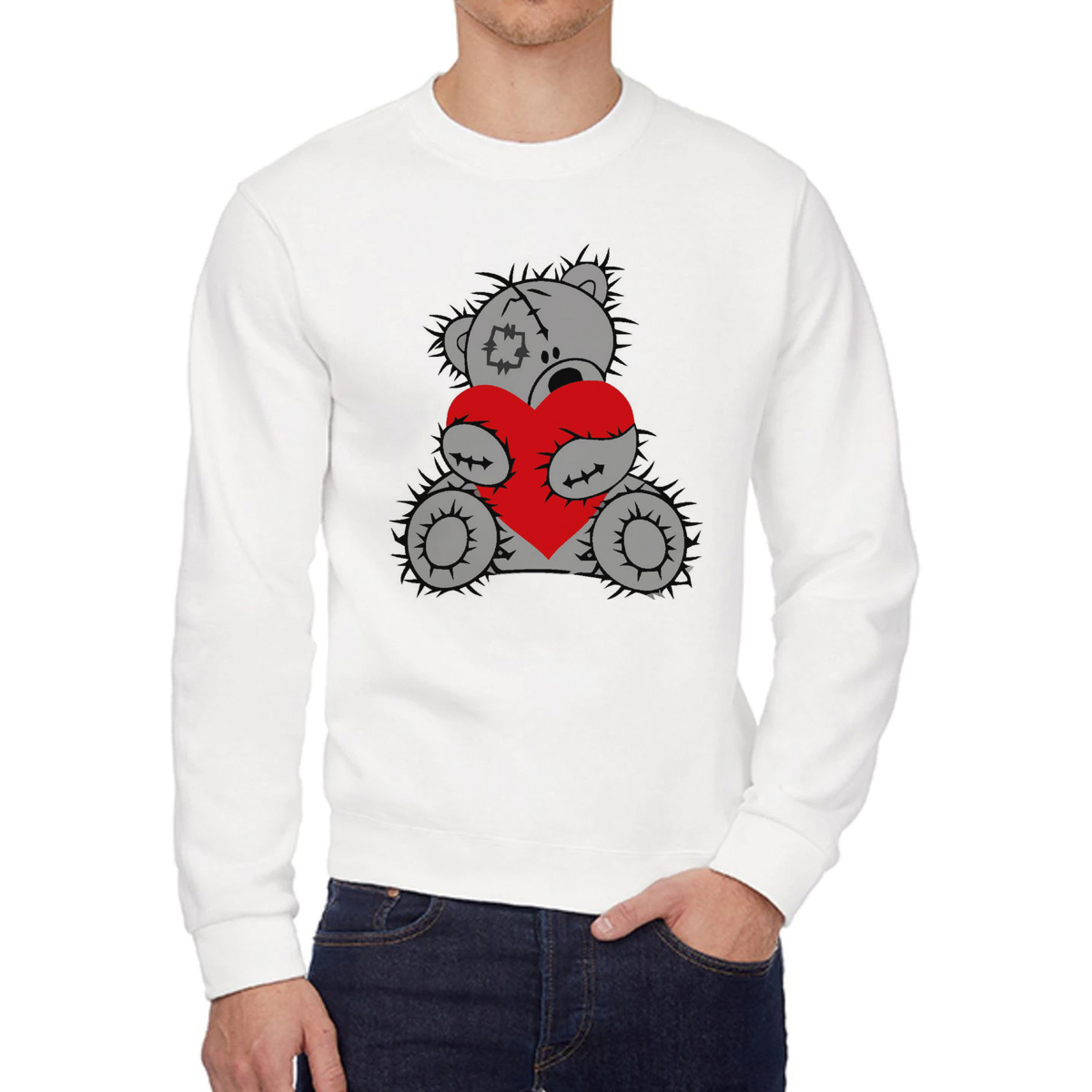 

Свитшот унисекс CoolPodarok W0113239 белый 50 RU, W0113239
