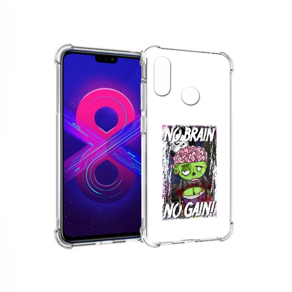 

Чехол MyPads Tocco для Honor 8X Max глупый зомби (PT118941.31.289), Прозрачный, Tocco