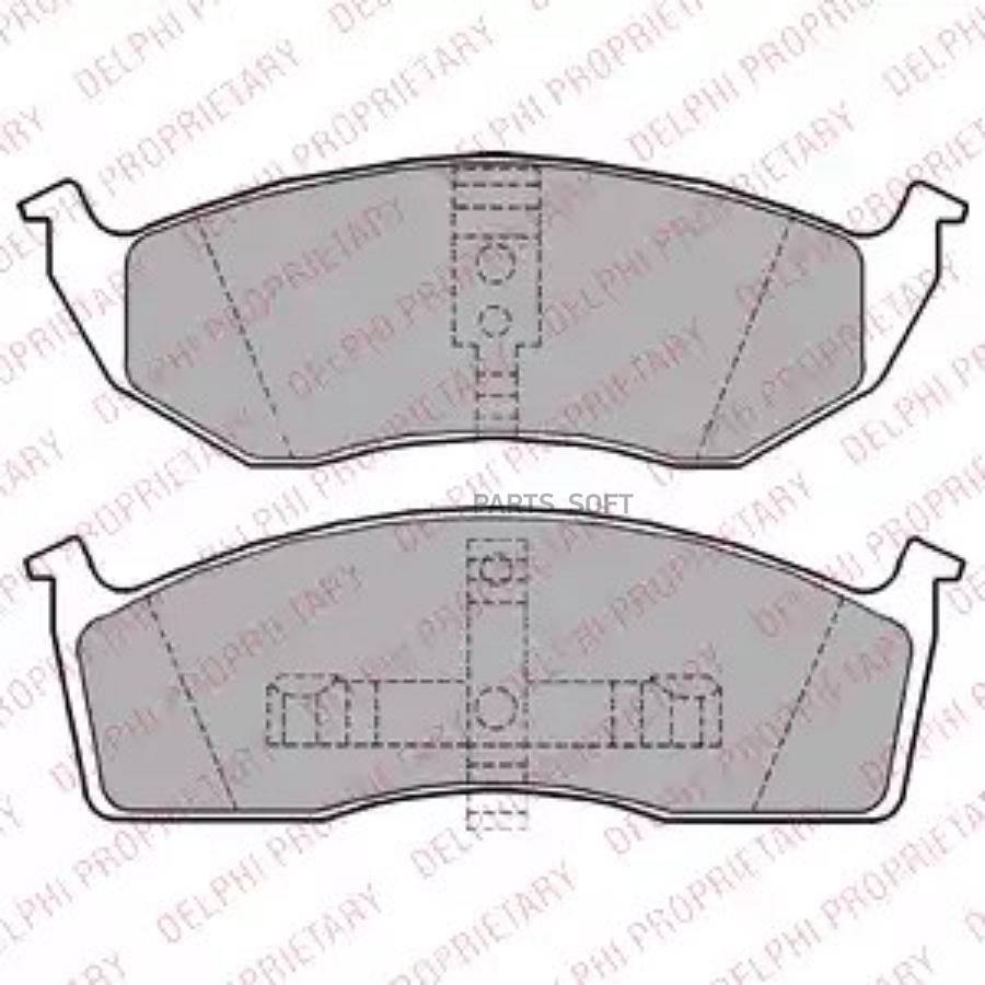 

Тормозные колодки DELPHI LP1164