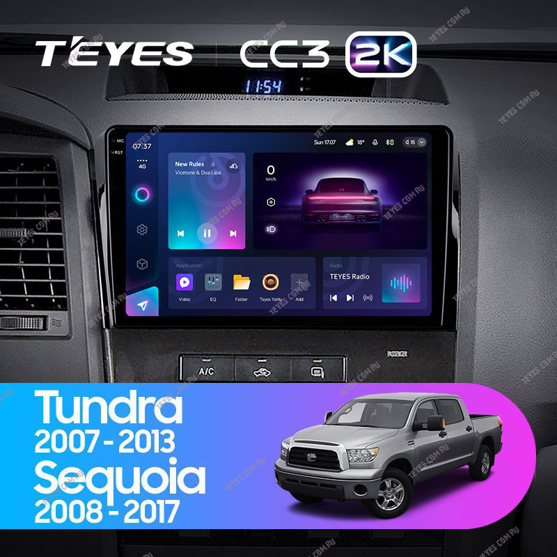 Штатная магнитола Teyes CC3 2K 360 6128 Toyota Sequoia XK60 2008-2017 5550000₽