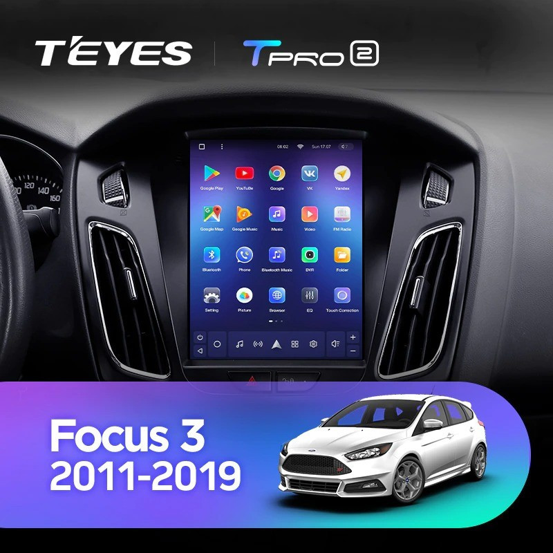 Штатная магнитола Tesla style Teyes TPRO 2 432 Ford Focus 3 Mk 3 2011-2019 3160000₽