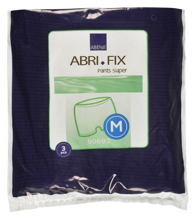 

Abena Abri-Fix Pants Super / Абена Абри-Фикс Пантс Супер - фиксирующие трусы, М, 3 шт.