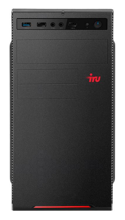 фото Системный блок iru home 613 intel core i3 10100f black (1552416)