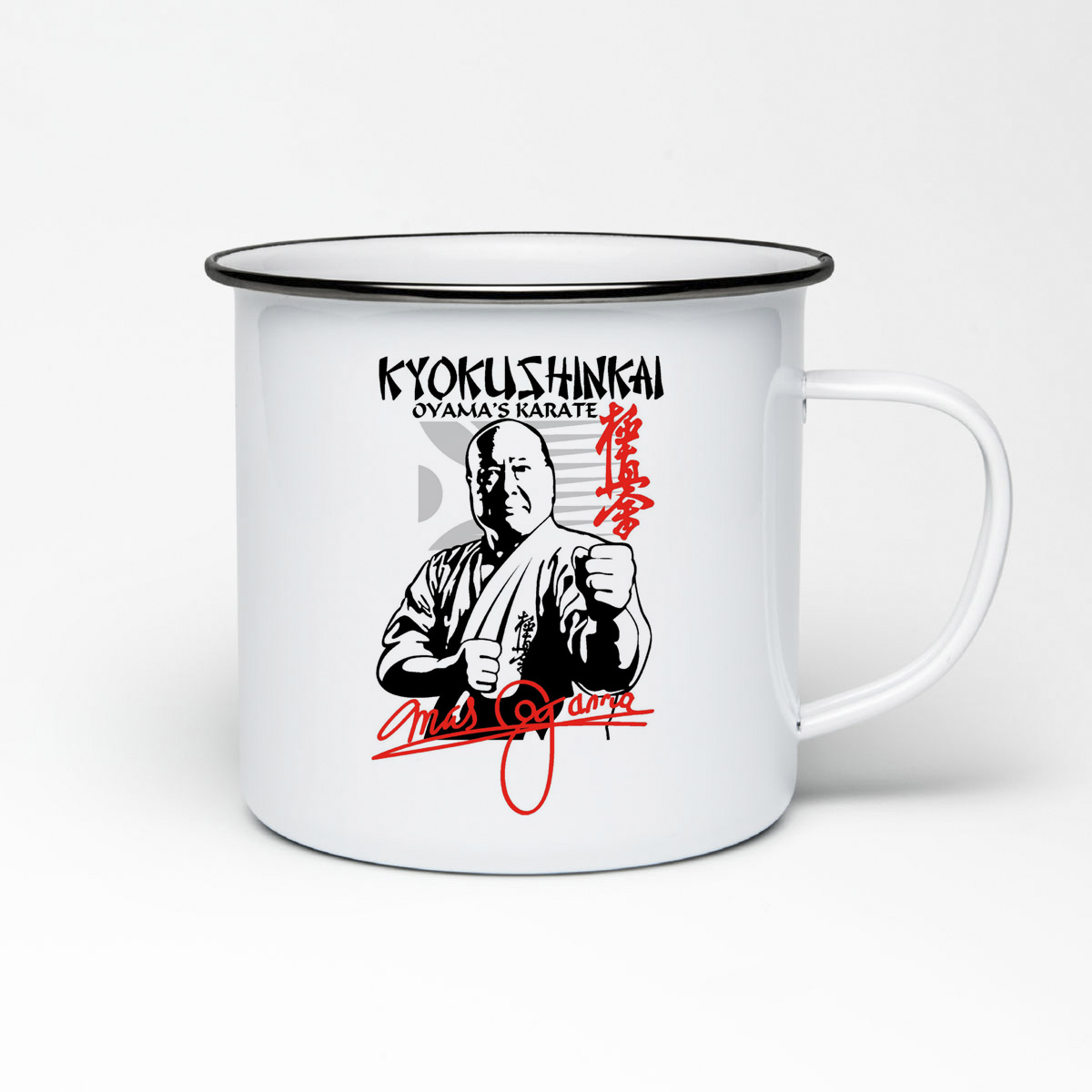 

Кружка металлическая CoolPodarok Kyokushinkai киокушинкай