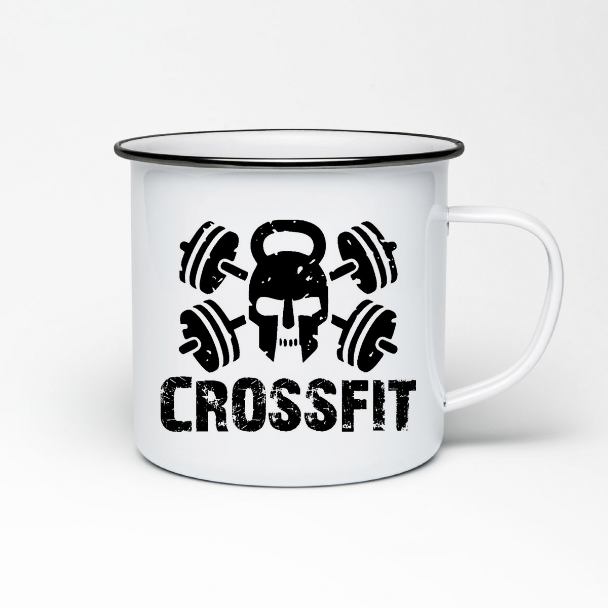 CoolPodarok Metal Mug for Crossfit Enthusiasts