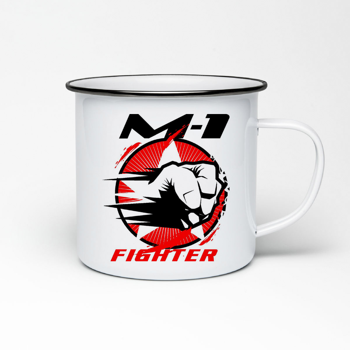 

Кружка металлическая CoolPodarok М 1 fighter