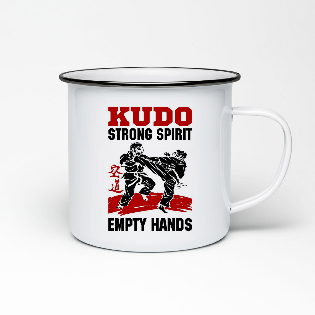 

Кружка металлическая CoolPodarok Kudo strong spirit empty hands