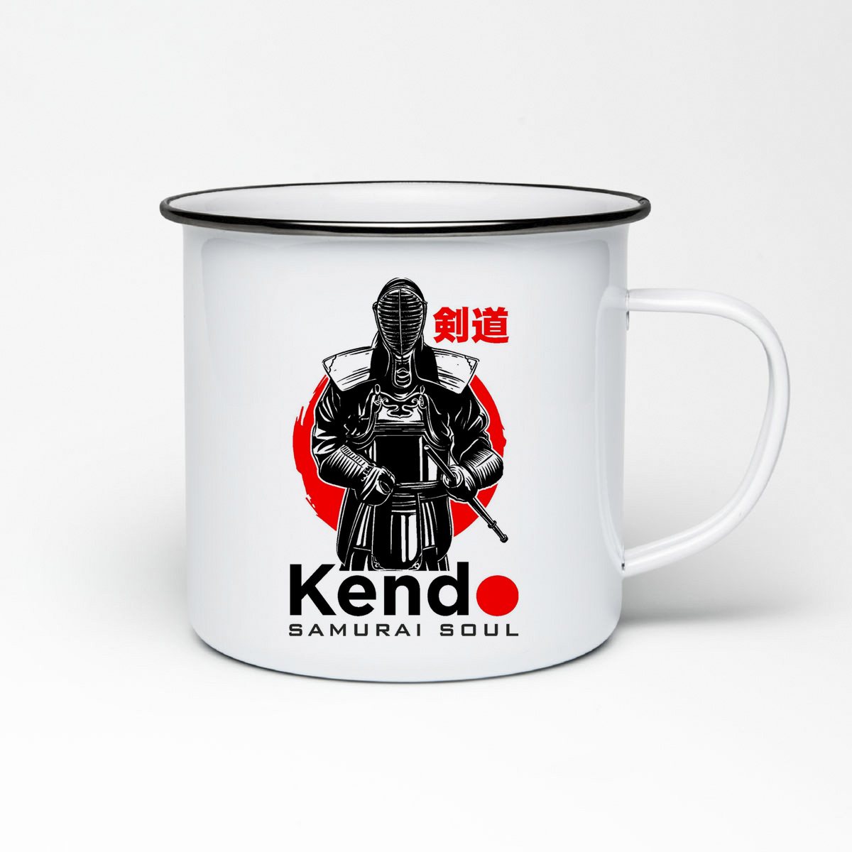 

Кружка металлическая CoolPodarok Kend samurai soul самурай