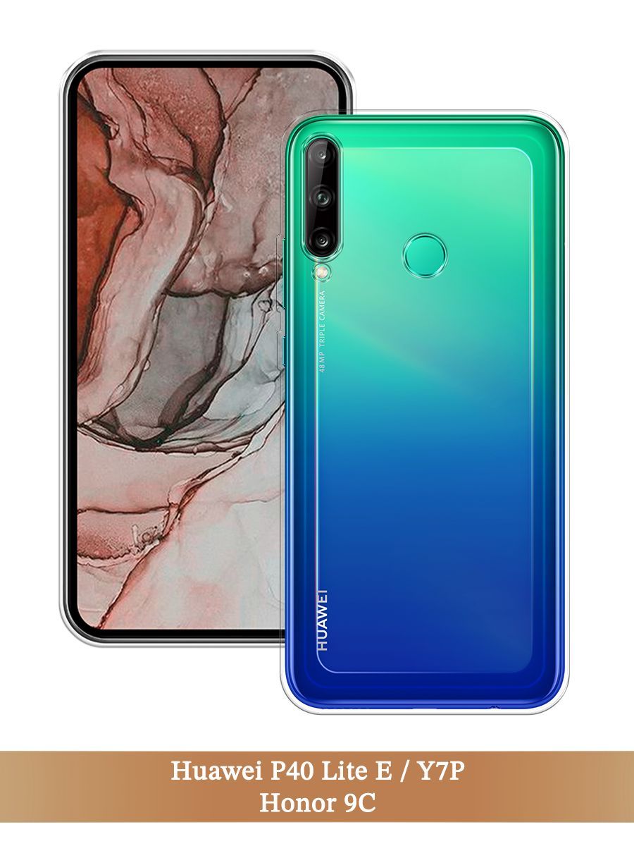 

Чехол на Huawei P40 Lite E/Y7p/Honor 9C прозрачный, 612450-1