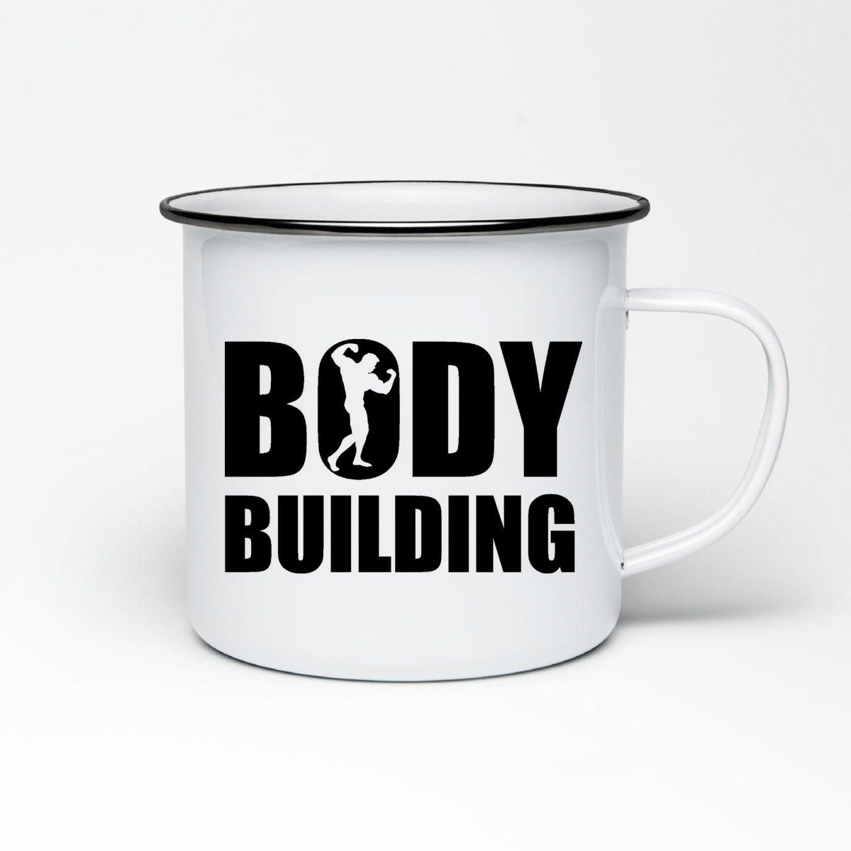 

Кружка металлическая CoolPodarok Bodybuilding спорт Бодибилдинг