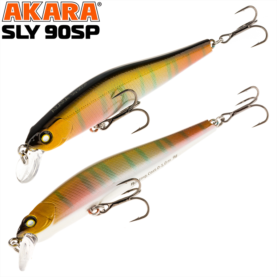 

Воблер Akara Sly 90SP S90F-A210, Оранжевый, Sly 90SP