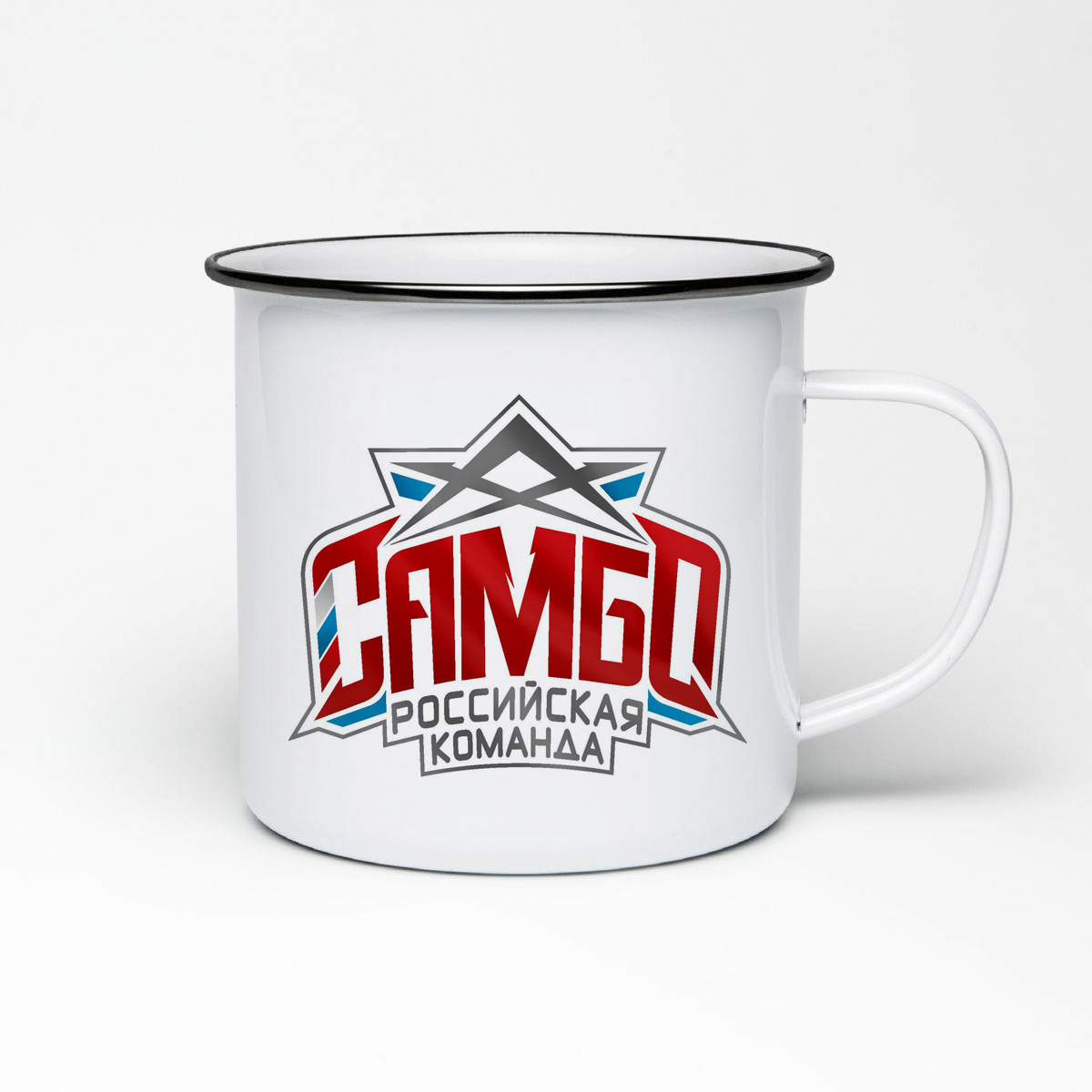

Кружка металлическая CoolPodarok Самбо российская команда