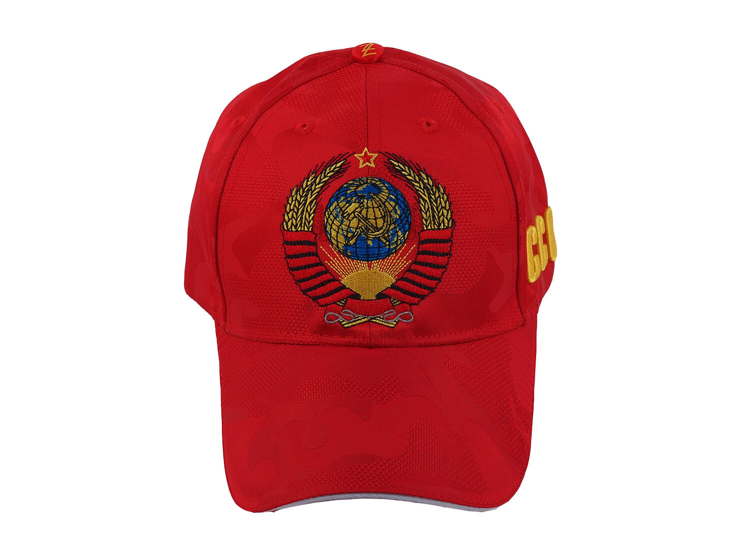 фото Бейсболка унисекс лига звезд герб советского союза красный