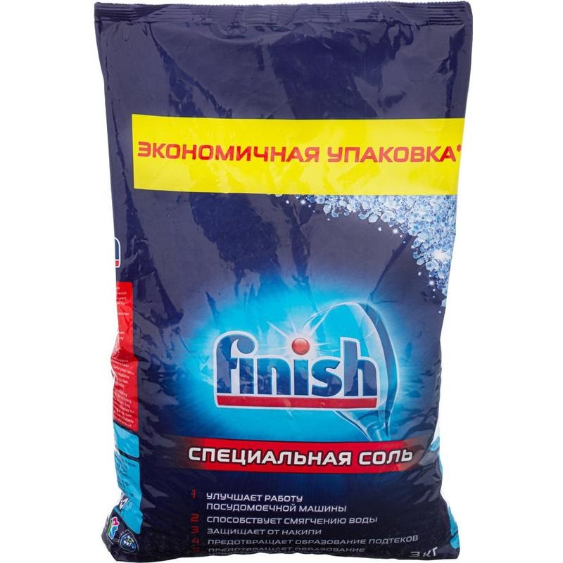 Средство для посудомоечных машин Finish, соль специальная, 3кг 6шт.