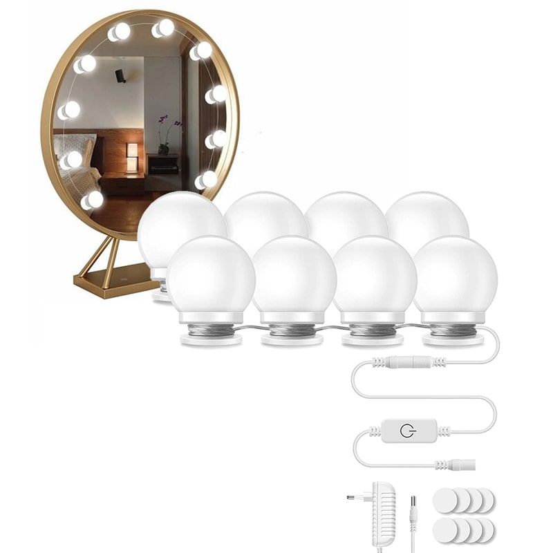 Комплект светодиодных ламп DaPrivet для подсветки зеркала, 10 шт