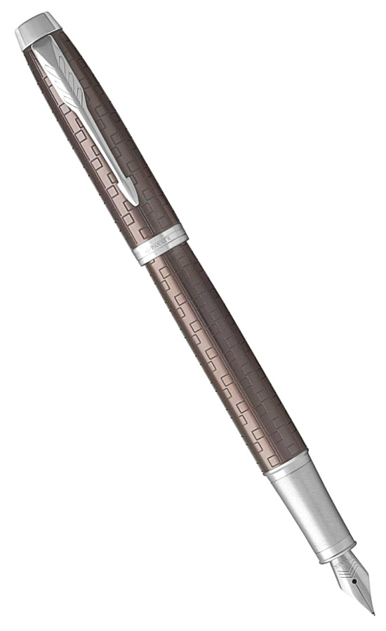 

Перьевая ручка Parker IM Premium - Brown CT F, f324