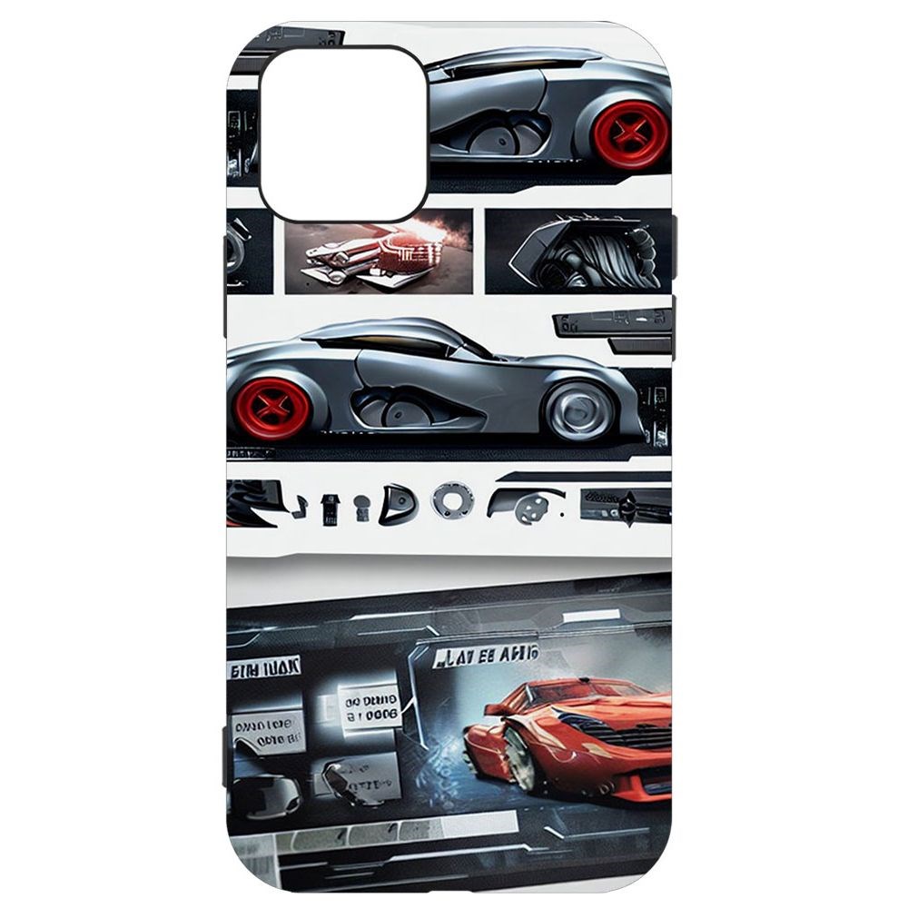 

Чехол-накладка Софт Гаражный постер для iPhone 11 Pro, Черный