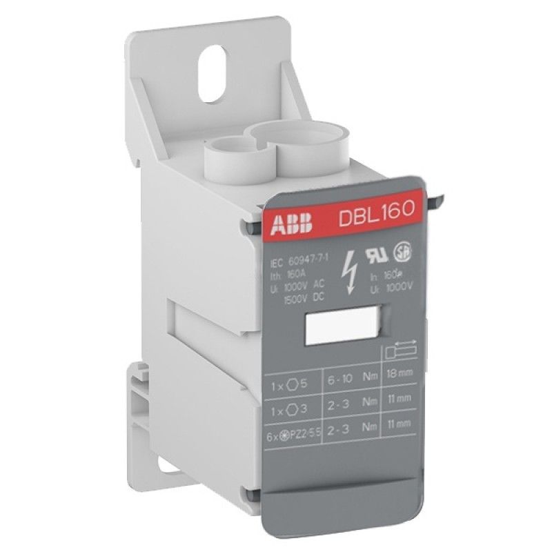 Распределительный блок DBL160 8 контактов 160А ABB АББ 11252₽