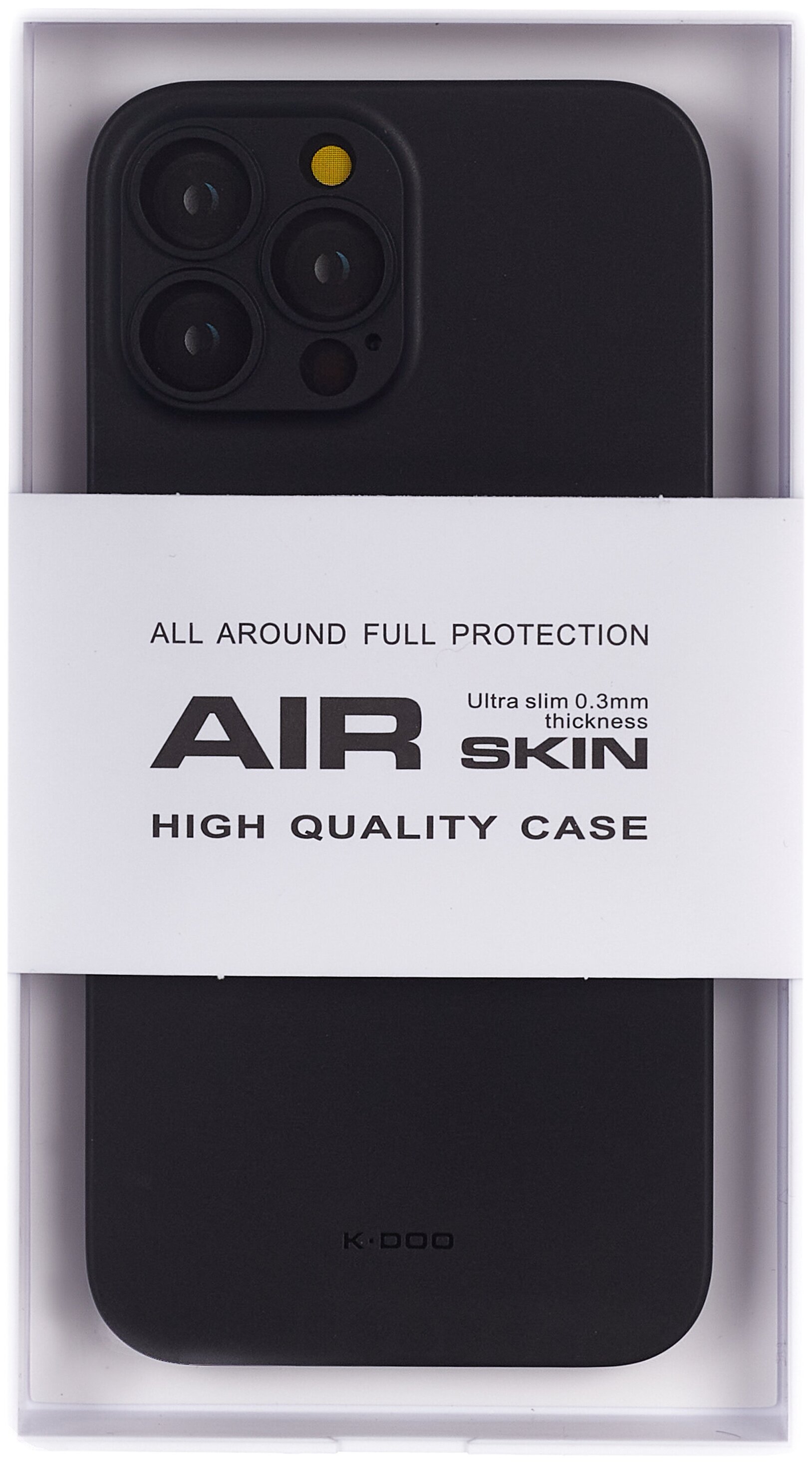 фото Чехол для iphone 13 pro max "air skin" черный