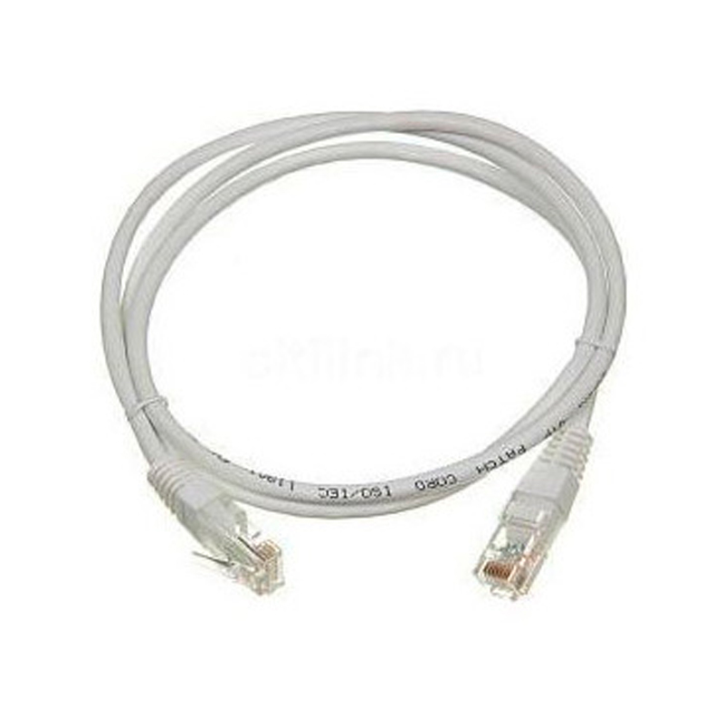 Патч-корд Lanmaster RJ45 - RJ45 вилка-вилка 1м (TWT-45-45-1.0-WH) белый