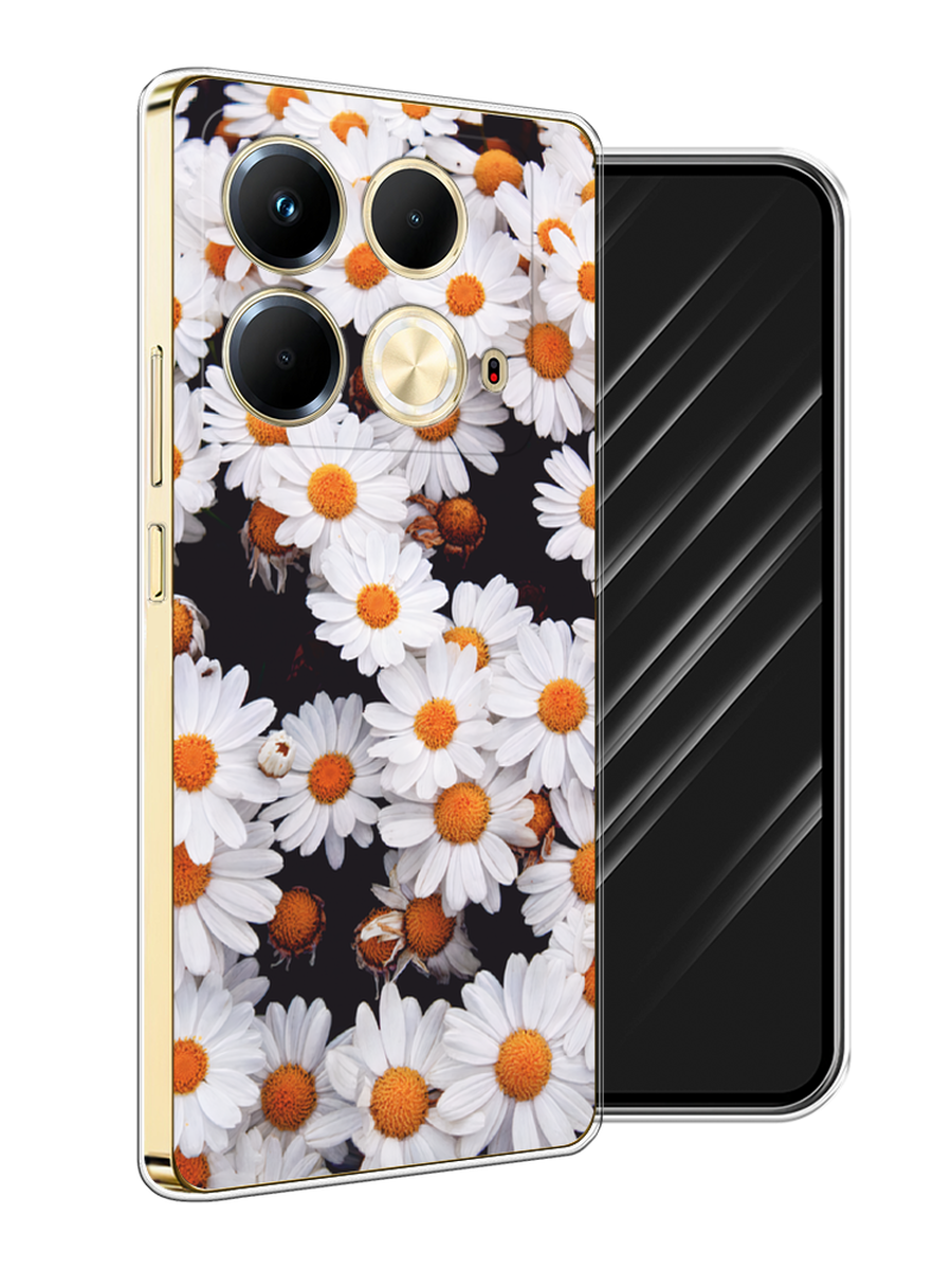 

Чехол Awog на Infinix Note 40 "Ромашковое поле", Белый, 3105850-1
