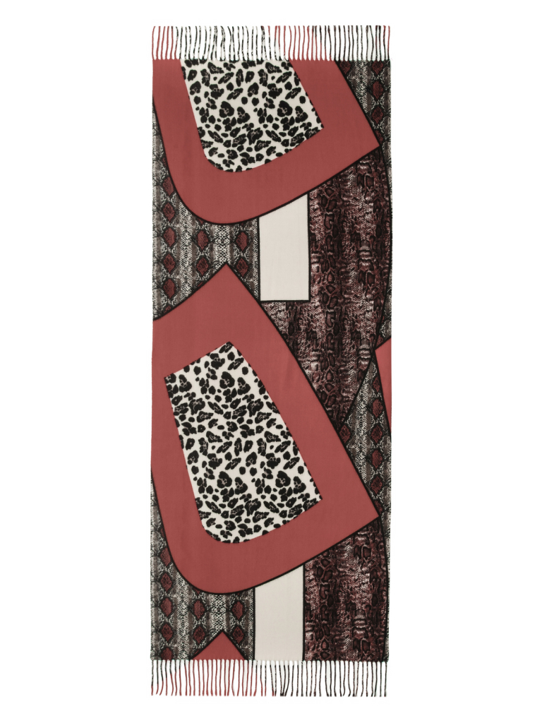 

Палантин женский Labbra LG23-267 красный, LG23-267