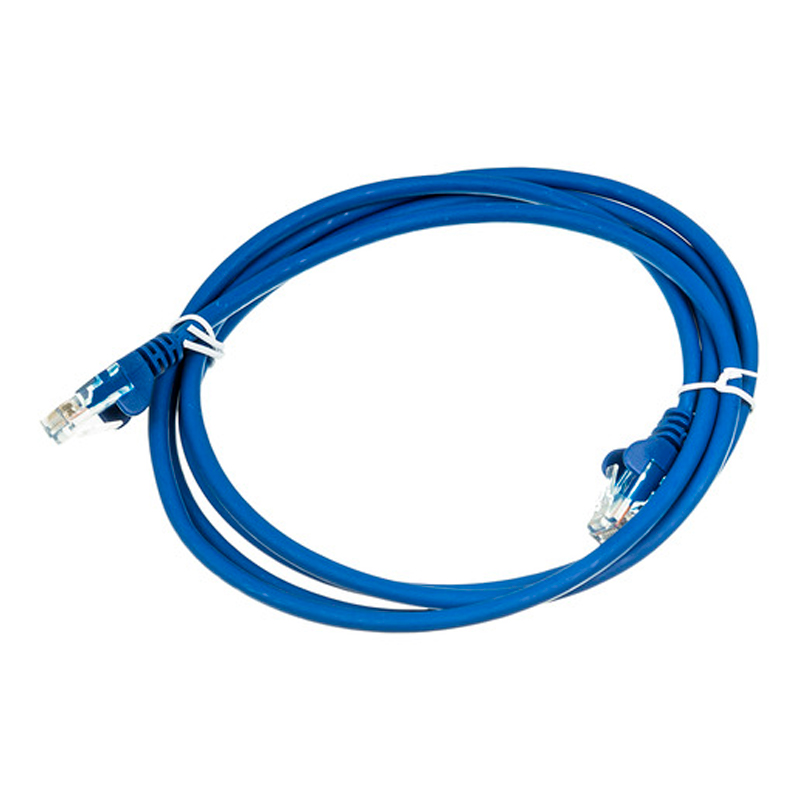 Патч-корд Lanmaster RJ45 - RJ45 вилка-вилка 2м (LAN-PC45/U5E-2.0-BL) синий