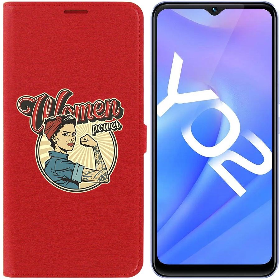 

Чехол-книжка Eco Book для Vivo Y02 Women Power