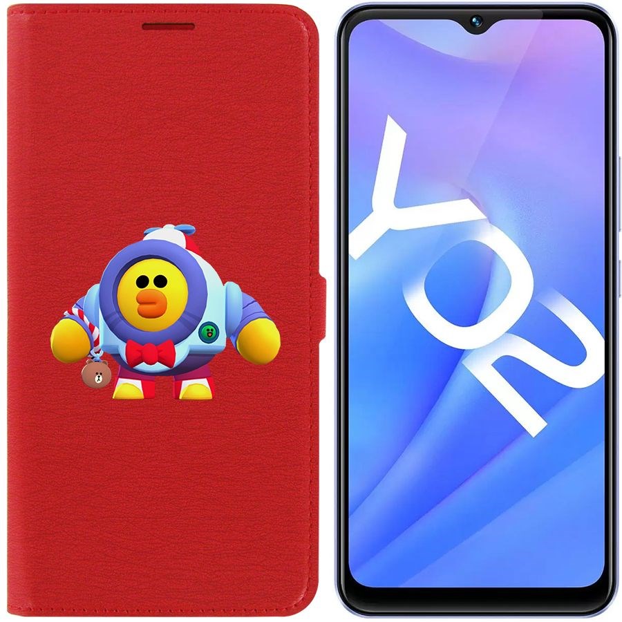

Чехол-книжка Eco Book для Vivo Y02 Brawl Stars-Нани Салли