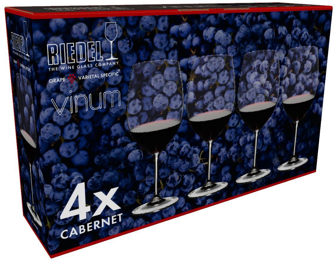 фото Бокалы для вина riedel vinum cabernet/merlo 4 шт. 5416/0-1