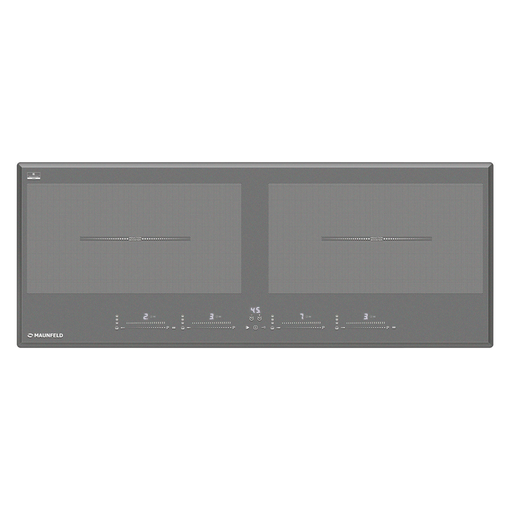 Встраиваемая варочная панель индукционная MAUNFELD CVI904SFLLGR серый встраиваемая варочная панель индукционная maunfeld cvi904sflbk