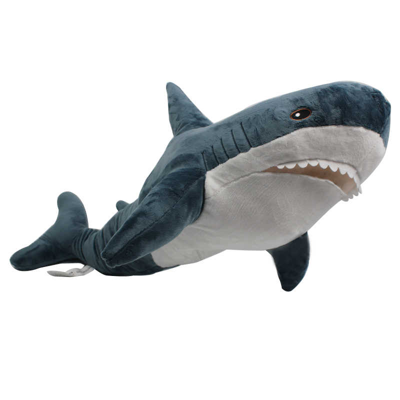 фото Мягкая игрушка-подушка акула 100 см серо-белый 103005 daprivet
