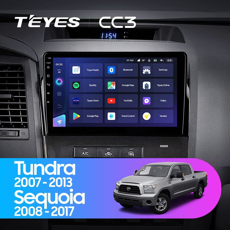 Штатная магнитола Teyes CC3 432 Toyota Sequoia XK60 2008-2017 3858600₽